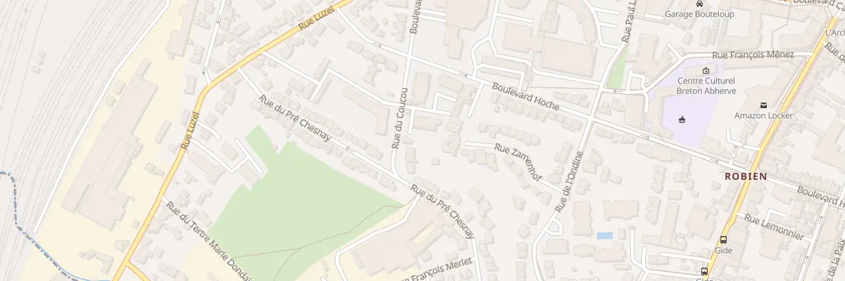 Plan du 7 Rue du Coucou à Saint-Brieuc
