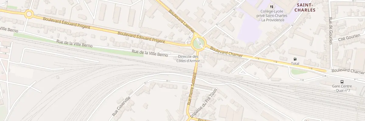 Plan du 11 Rue de la Ville Berno à Saint-Brieuc