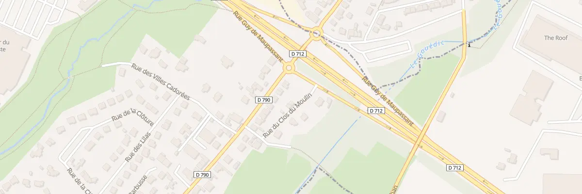 Plan du 72 Rue des Villes Moisan à Ploufragan