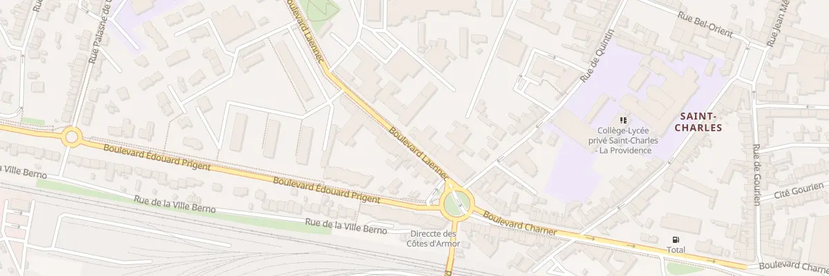 Plan du 6 Bd Laennec à Saint-Brieuc