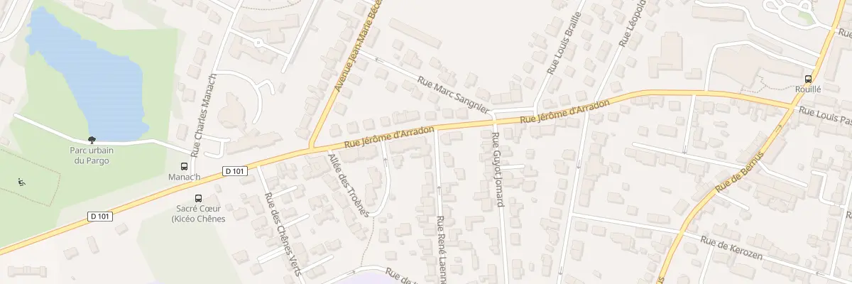 Plan du 4 Rue Laennec à Vannes