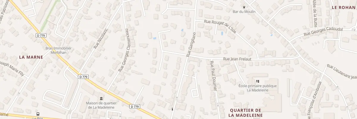 Plan du 26 Rue du Garigliano à Vannes
