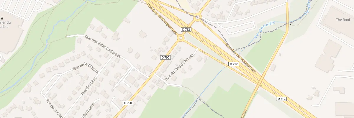 Plan du 68 Rue des Villes Moisan à Ploufragan