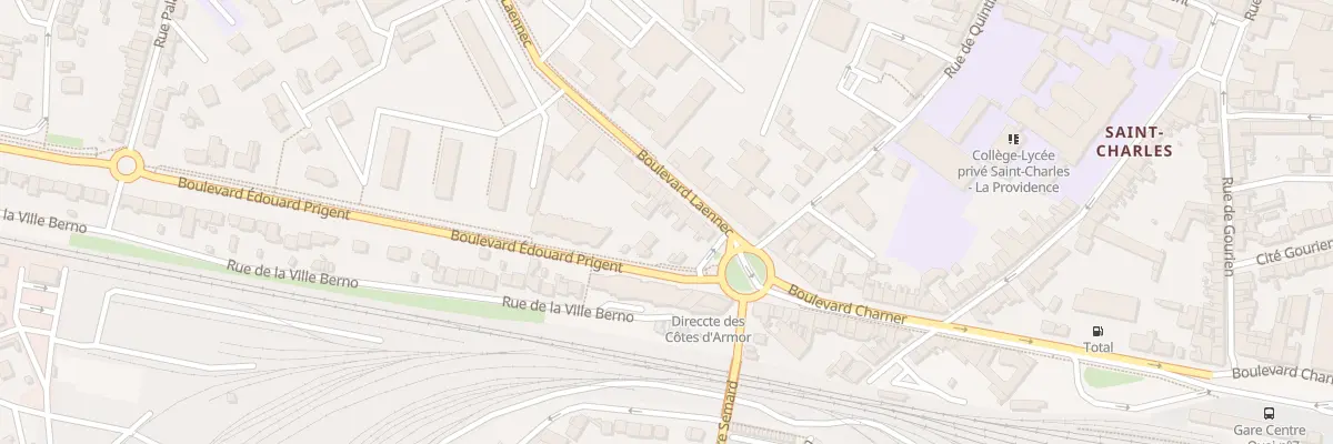 Plan du 9 Bd Laennec à Saint-Brieuc