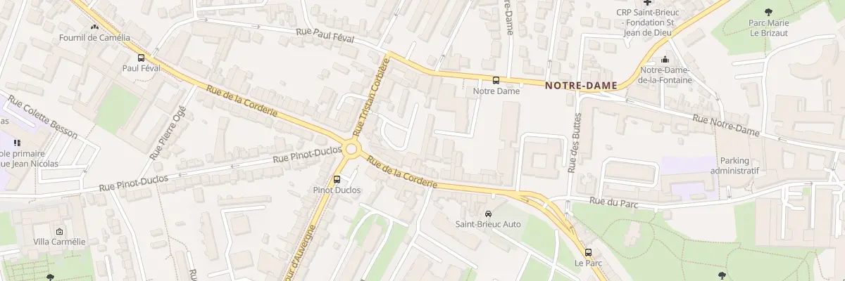 Plan du 30 Rue de la Corderie à Saint-Brieuc