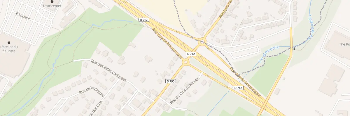 Plan du 51 Rue des Villes Moisan à Ploufragan