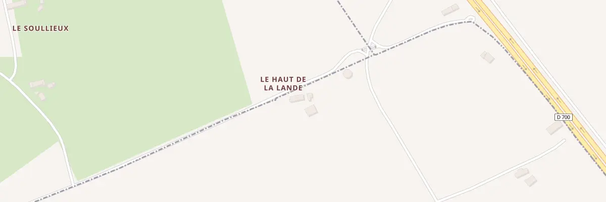 Plan du 16 Le Haut de la Lande à Trévé