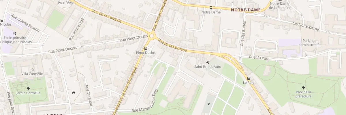 Plan du 19 Rue de la Corderie à Saint-Brieuc