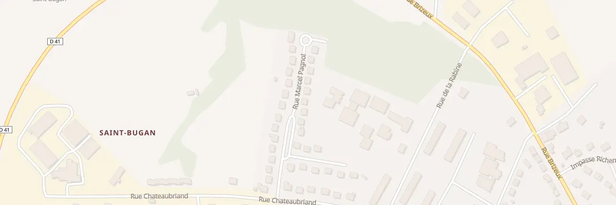 Plan du 16 Rue Marcel Pagnol à Loudéac