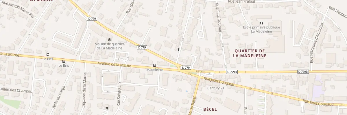 Plan du 6 Rue de Ste Anne à Vannes