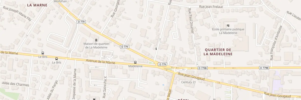 Plan du 8 Rue de Ste Anne à Vannes