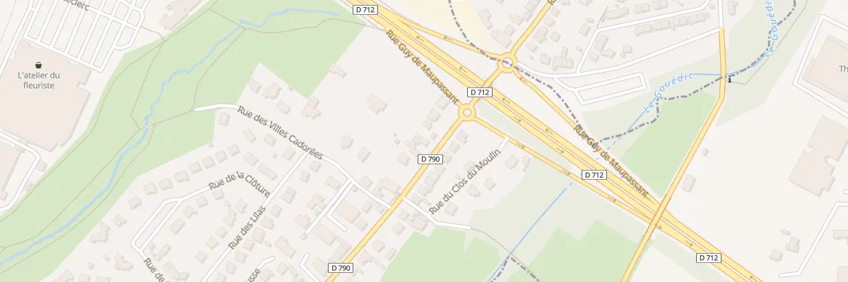 Plan du 45D Rue des Villes Moisan à Ploufragan