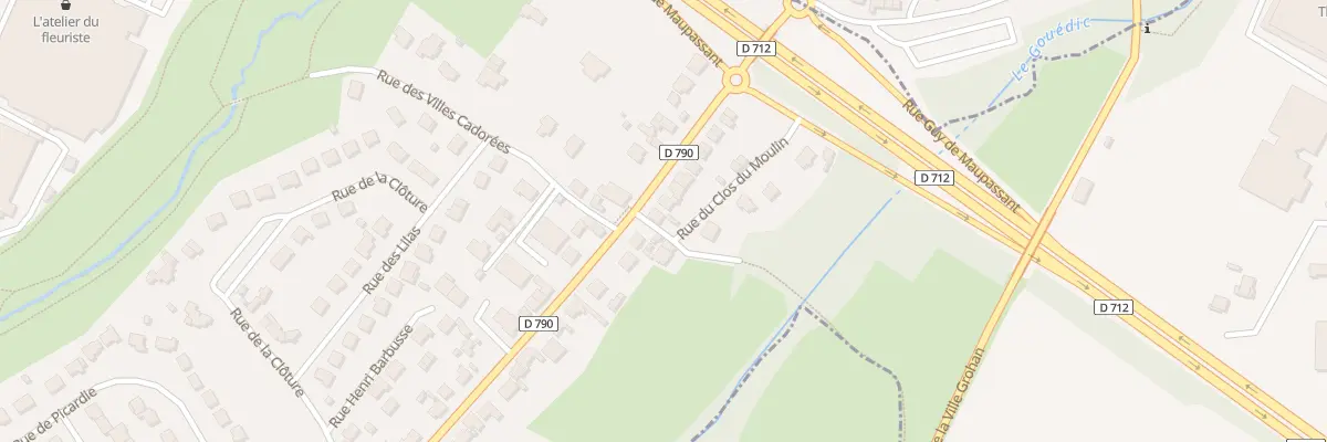 Plan du 56 Rue des Villes Moisan à Ploufragan