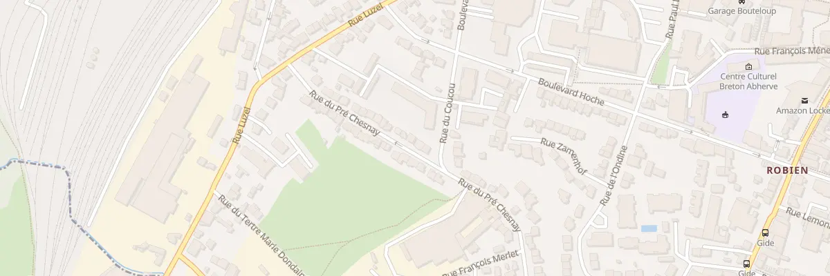 Plan du 23 Rue du Pré Chesnay à Saint-Brieuc