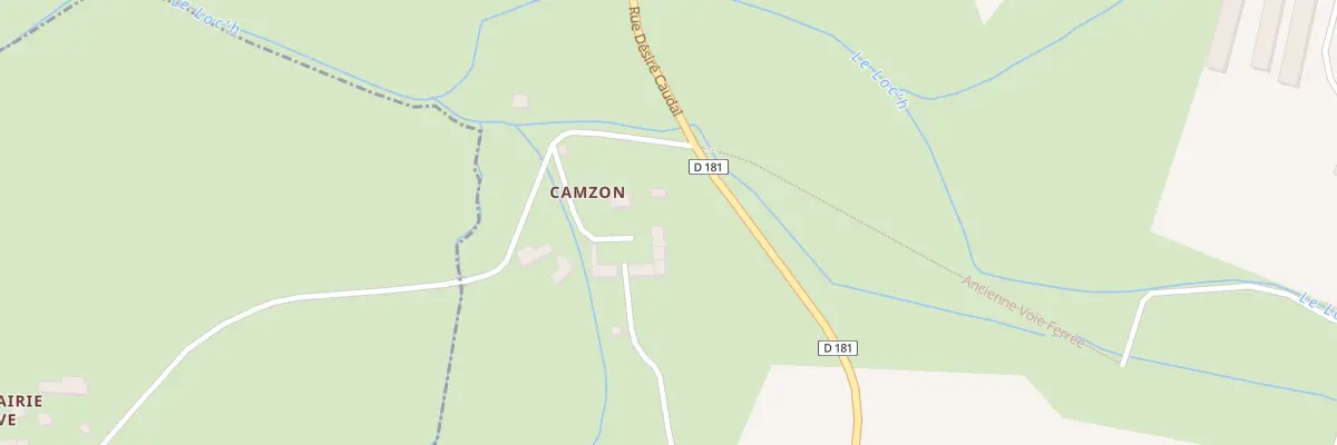 Plan du 5441 Camzon à Locqueltas
