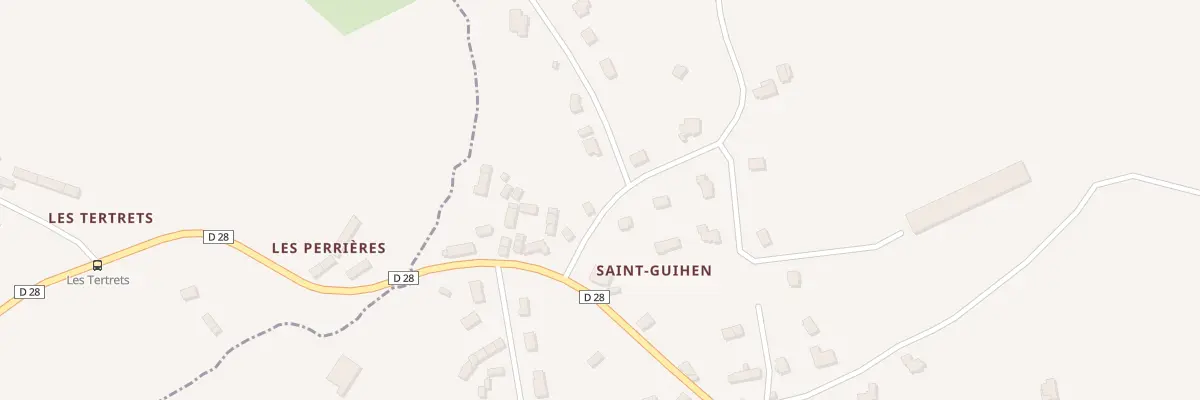 Plan du 103 Saint-Guihen à Saint-Carreuc