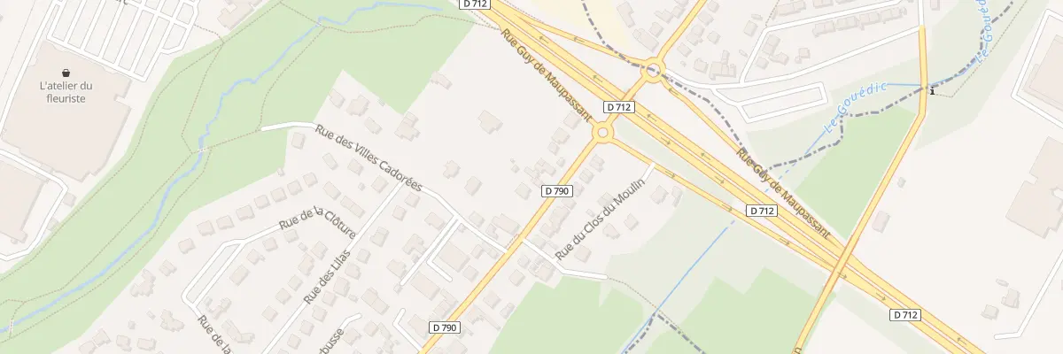Plan du 43 Rue des Villes Moisan à Ploufragan