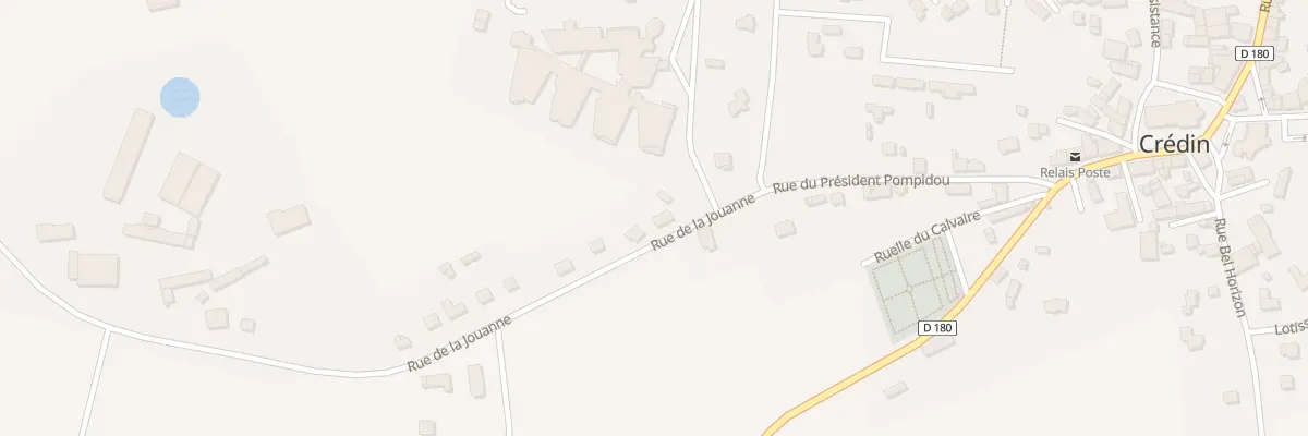 Plan du 58 Rue de la Jouanne à Crédin