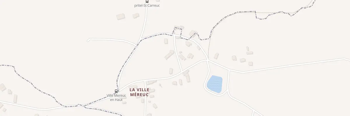 Plan du 6059 La Ville Méreuc à Saint-Carreuc