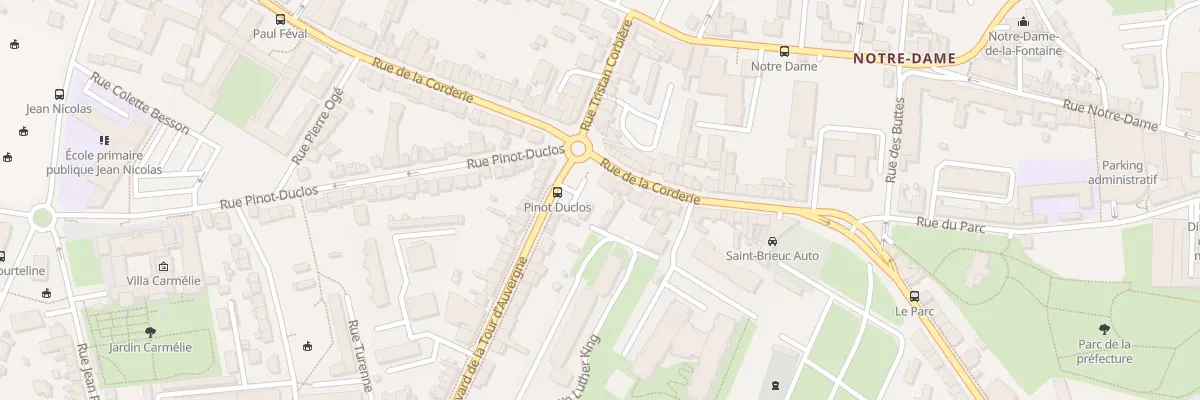 Plan du 27 Rue de la Corderie à Saint-Brieuc