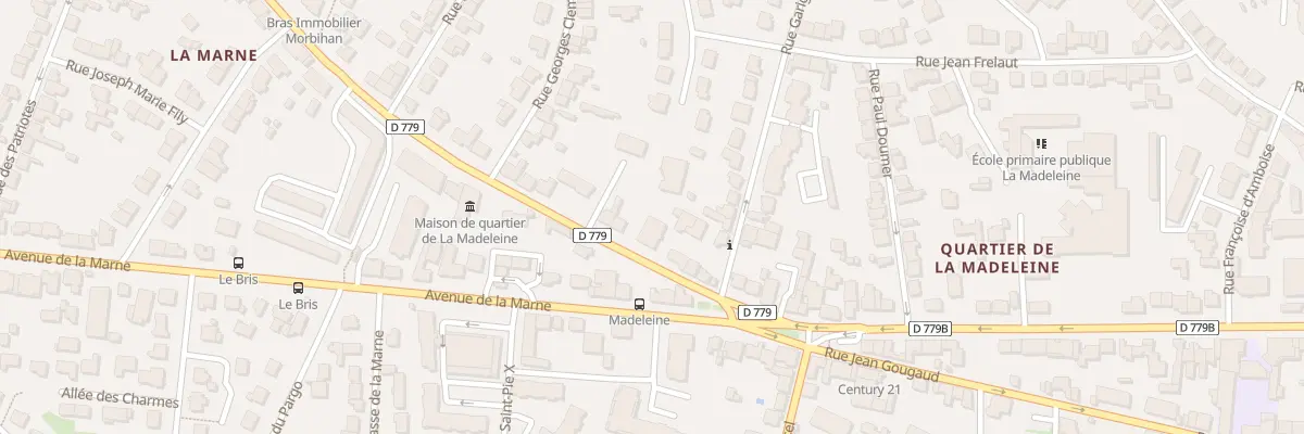 Plan du 16 Rue de Ste Anne à Vannes
