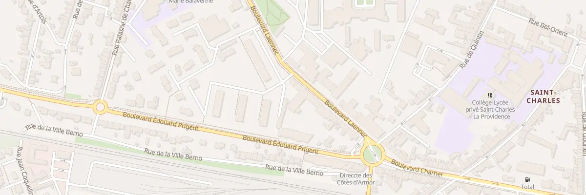 Plan du 25 Bd Laennec à Saint-Brieuc