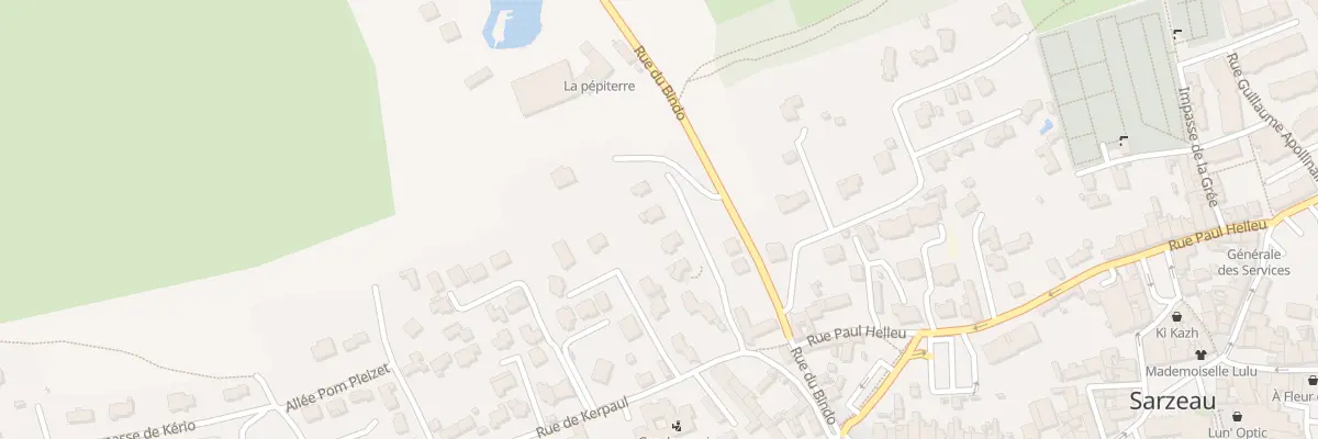 Plan du 2Q Rue de Kerpaul à Sarzeau