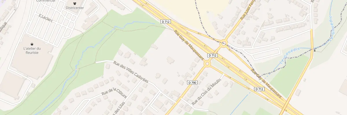 Plan du 45 Rue des Villes Moisan à Ploufragan