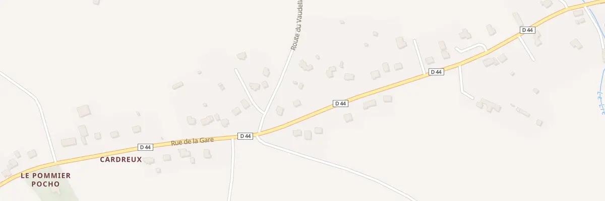 Plan du 90 Rue de la Gare à Plœuc-L’Hermitage