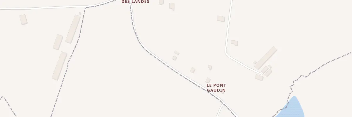 Plan du 8 Le Pont Gaudin à Trévé