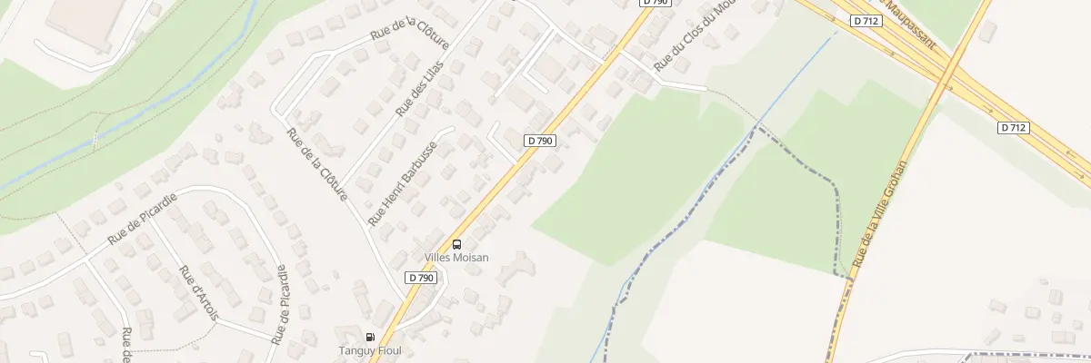 Plan du 44 Rue des Villes Moisan à Ploufragan