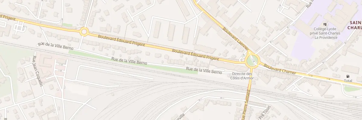 Plan du 30 Rue de la Ville Berno à Saint-Brieuc