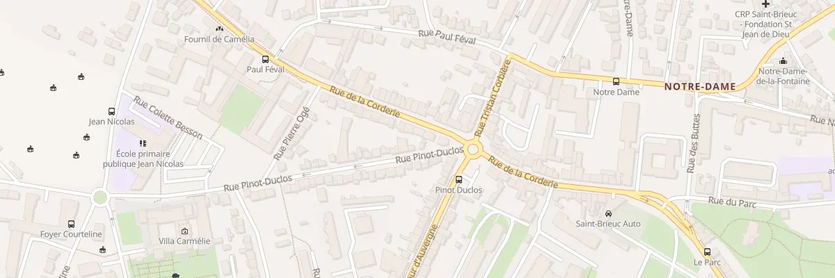 Plan du 37 Rue de la Corderie à Saint-Brieuc