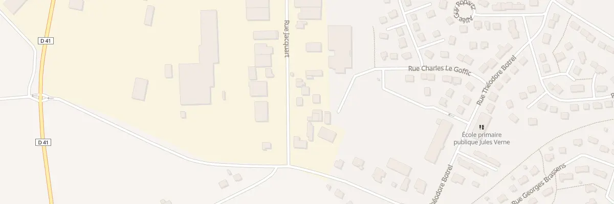 Plan du 6 Rue Jacquart à Loudéac