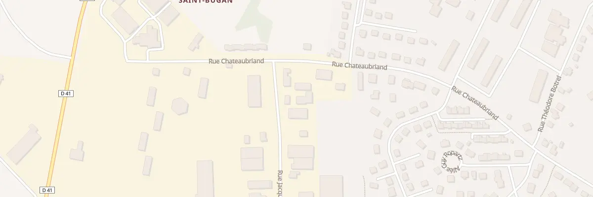 Plan du 20 Rue Jacquart à Loudéac