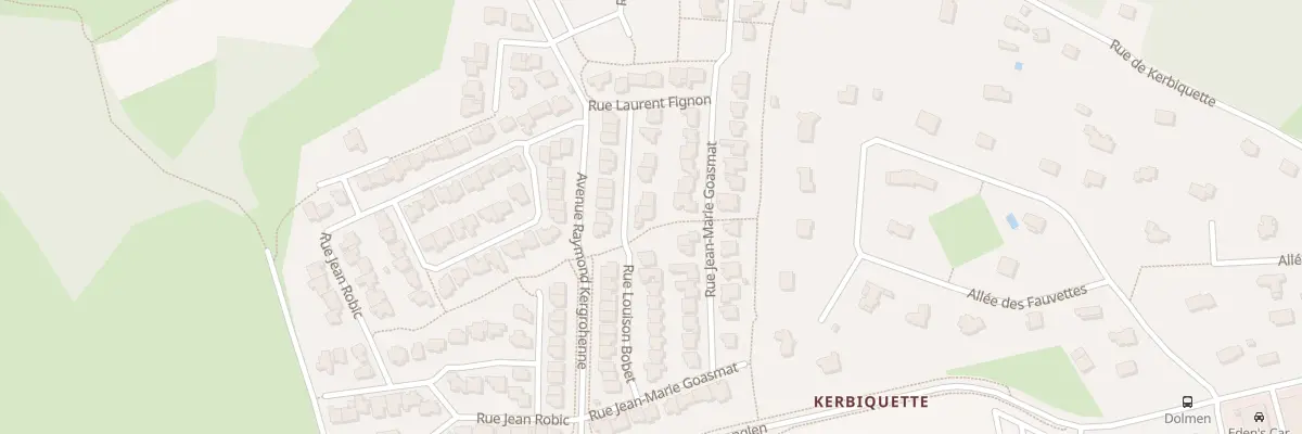 Plan du 20 Rue Louison Bobet à Vannes