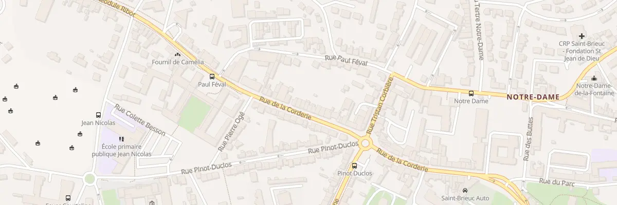 Plan du 68 Rue de la Corderie à Saint-Brieuc
