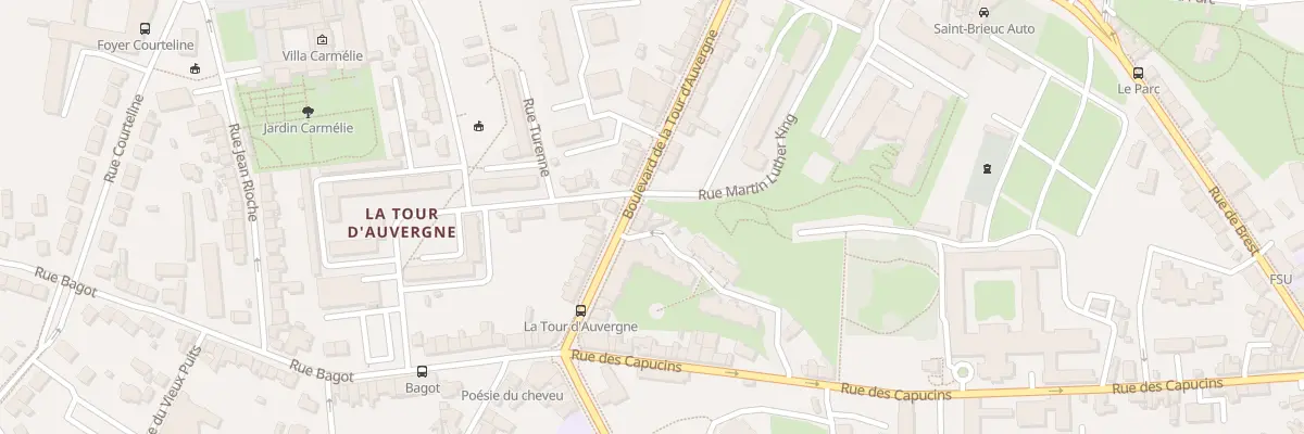 Plan du 18 Bd de La Tour d’Auvergne à Saint-Brieuc