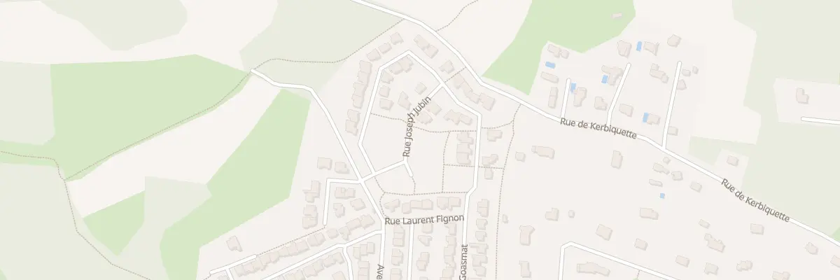 Plan du 7 Rue Joseph Jubin à Vannes