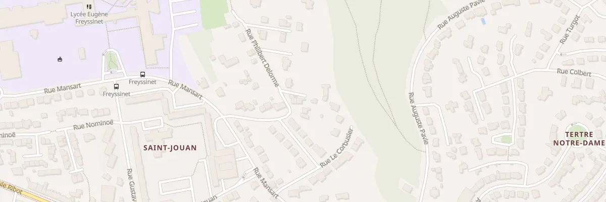 Plan du 9001 Rue Philibert Delorme à Saint-Brieuc
