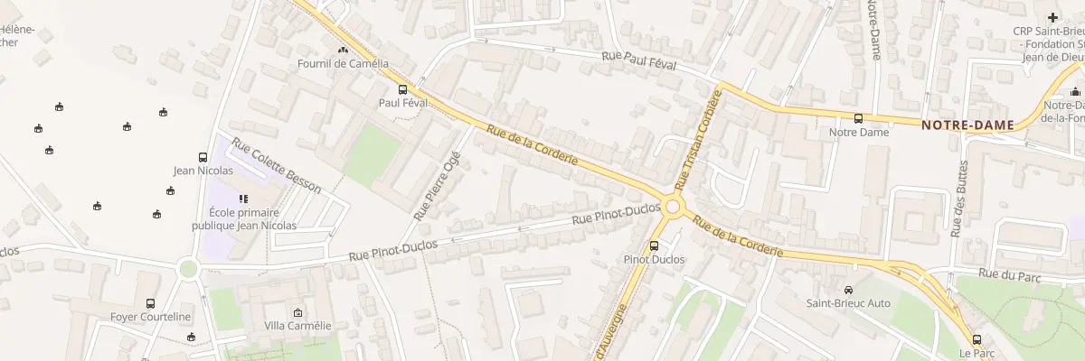Plan du 51 Rue de la Corderie à Saint-Brieuc