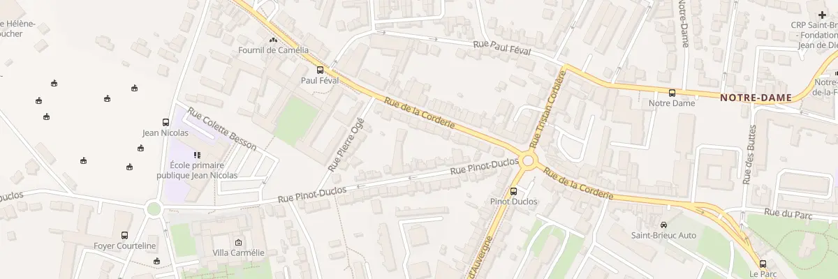 Plan du 53 Rue de la Corderie à Saint-Brieuc
