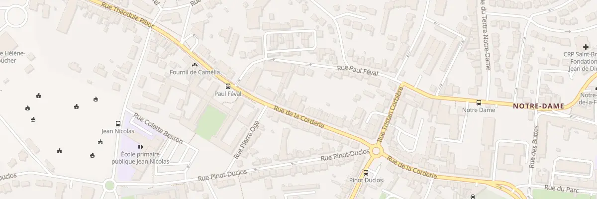 Plan du 78 Rue de la Corderie à Saint-Brieuc