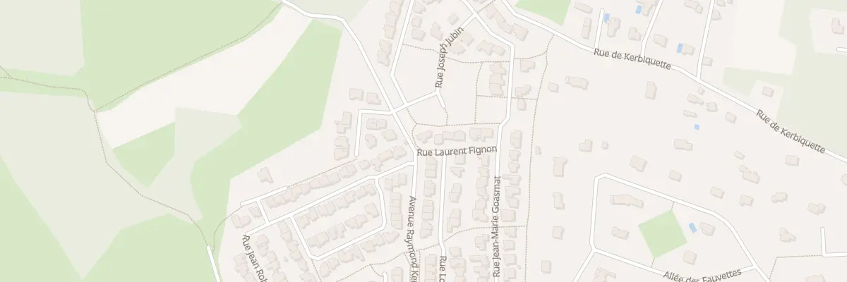 Plan du 11 Rue Laurent Fignon à Vannes