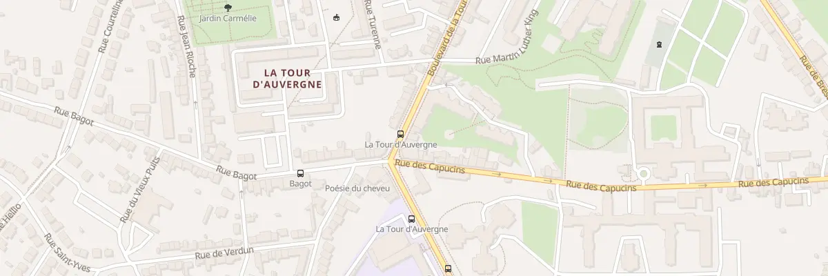 Plan du 6 Bd de La Tour d’Auvergne à Saint-Brieuc