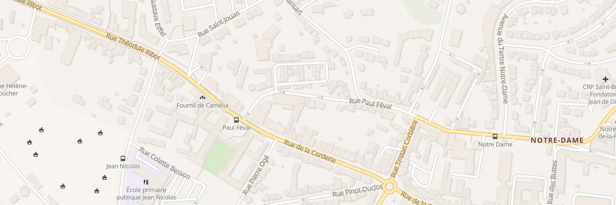 Plan du 31B Rue Paul Feval à Saint-Brieuc