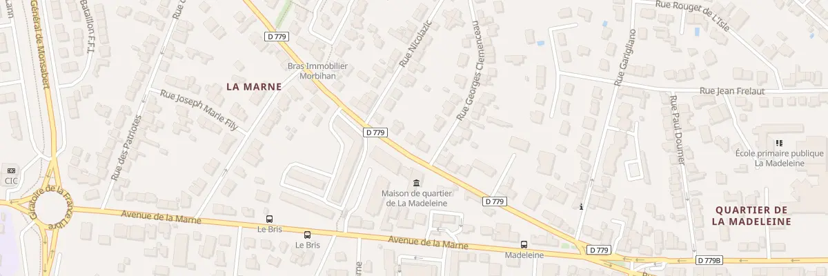 Plan du 28 Rue de Ste Anne à Vannes