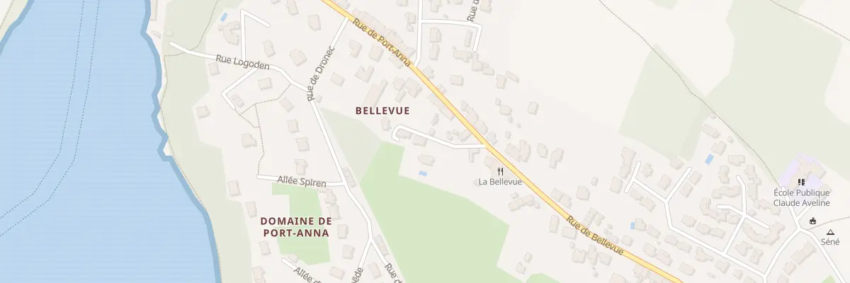 Plan du 7 Rue de Bellevue à Séné