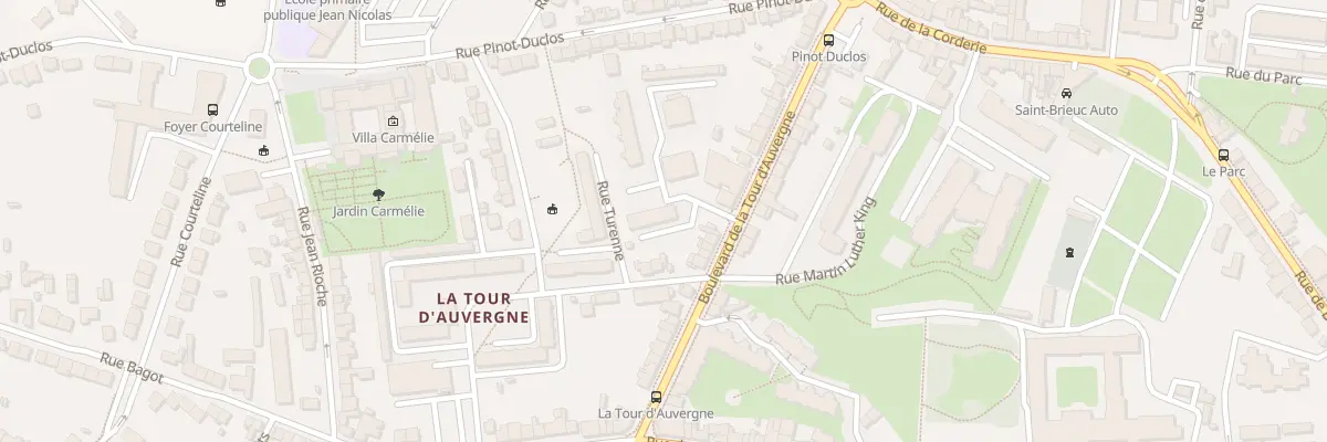 Plan du 25A Bd de La Tour d’Auvergne à Saint-Brieuc