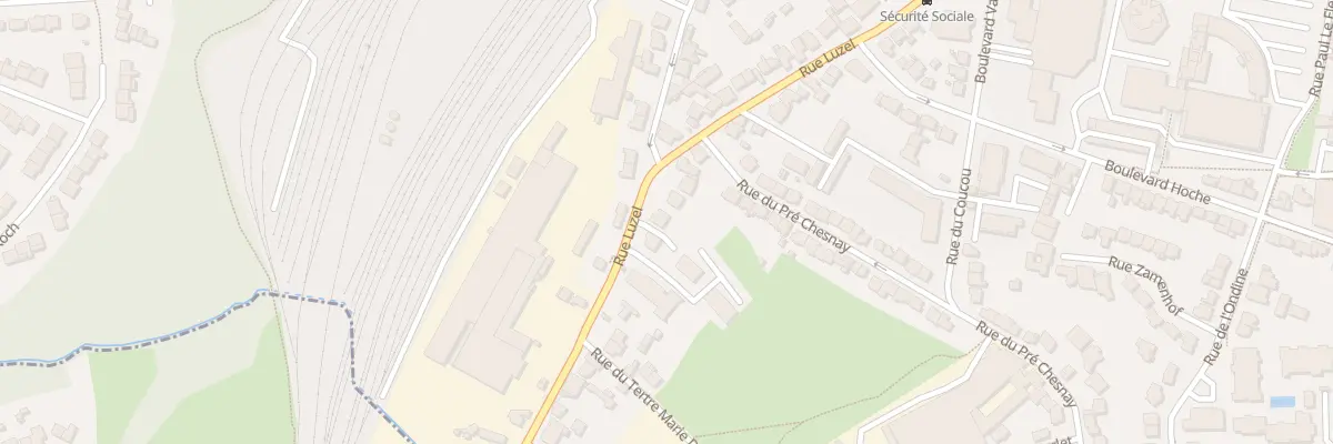 Plan du 43 Rue Luzel à Saint-Brieuc